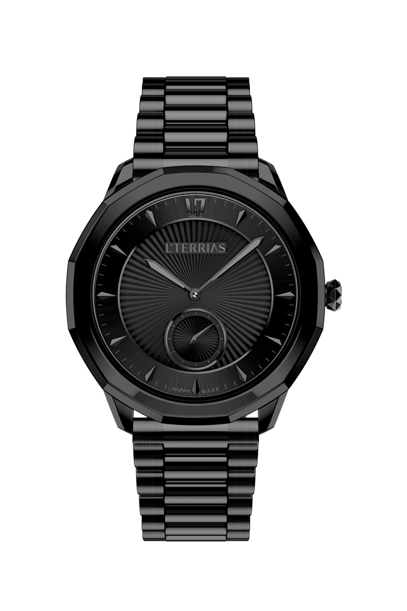 Женские часы L'TERRIAS 110.0112.17.7412-2.0 316L, Black/ Link