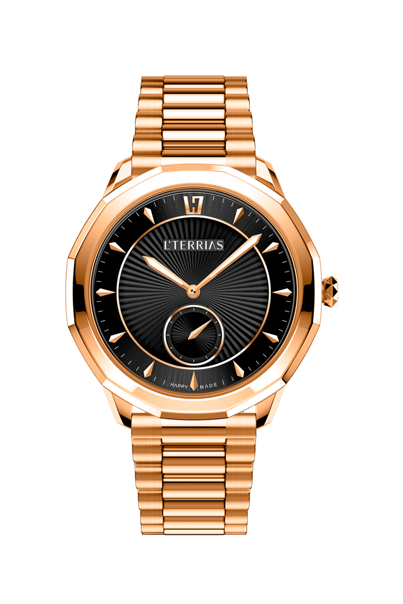 Женские часы L'TERRIAS 110.0102.15.7402-2.0 316L, RoseGold