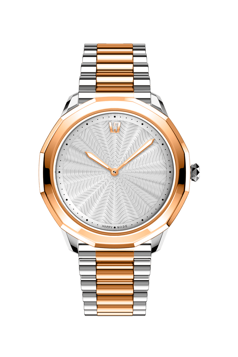 Женские часы L'TERRIAS 111.0103.03.7403-1.0 316L, Silver/ RoseGold
