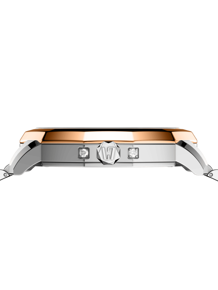 Женские часы L'TERRIAS 111.0103.03.7403-1.0 316L, Silver/ RoseGold — фото 4
