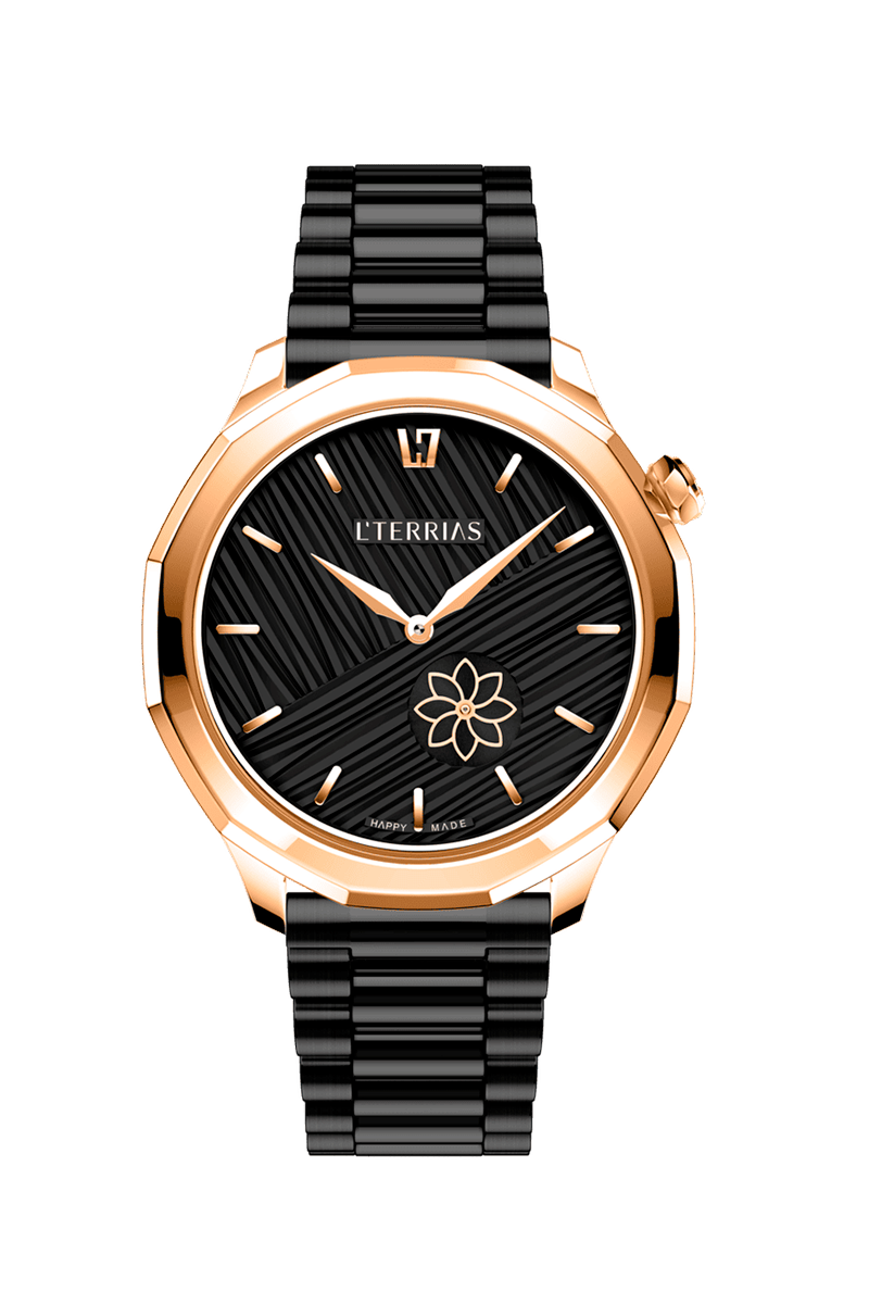 Женские часы L'TERRIAS 112.0102.05.7412-2.0 316L, RoseGold/ Link