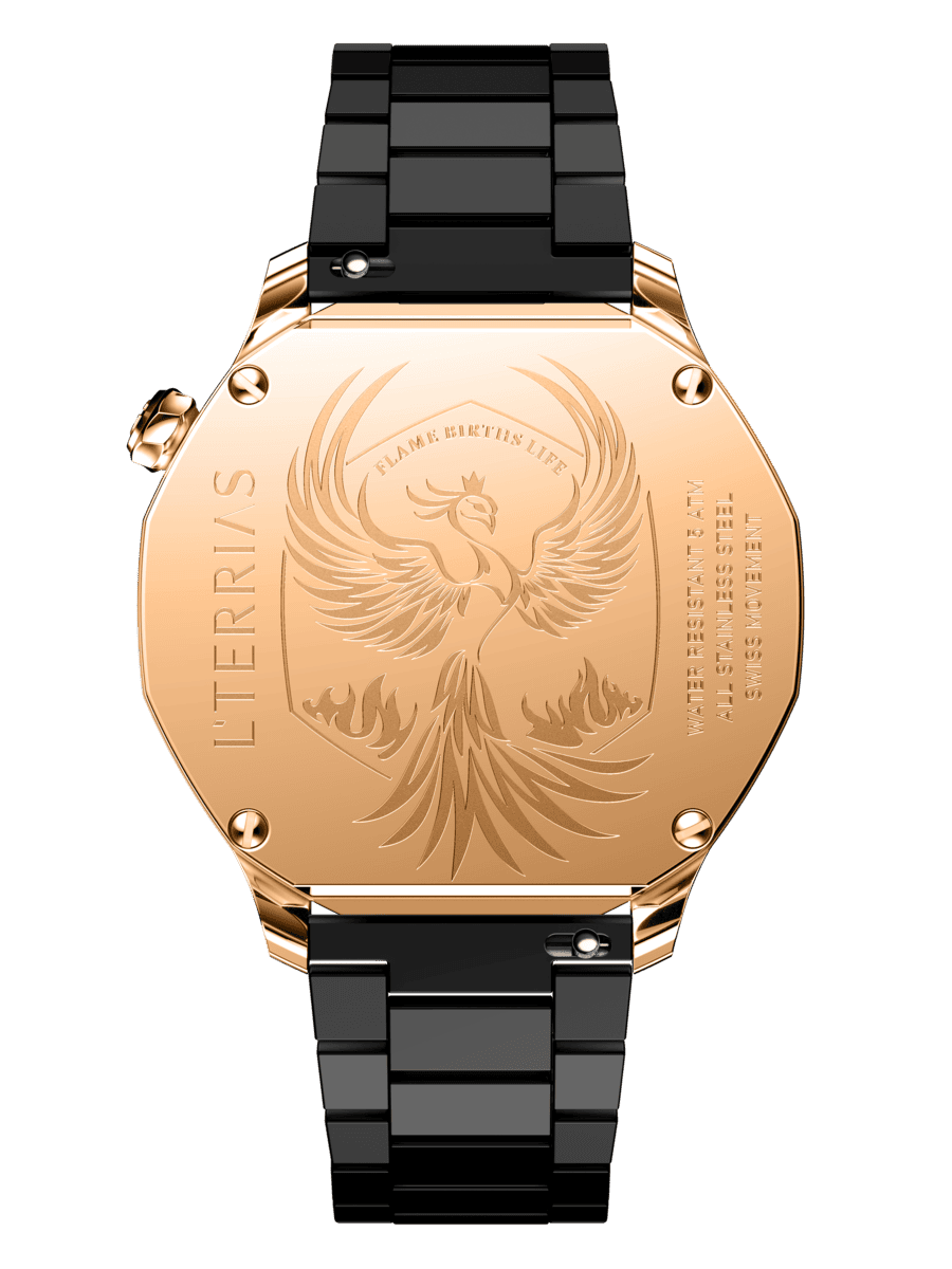 Женские часы L'TERRIAS 112.0102.05.7412-2.0 316L, RoseGold/ Link — фото 5