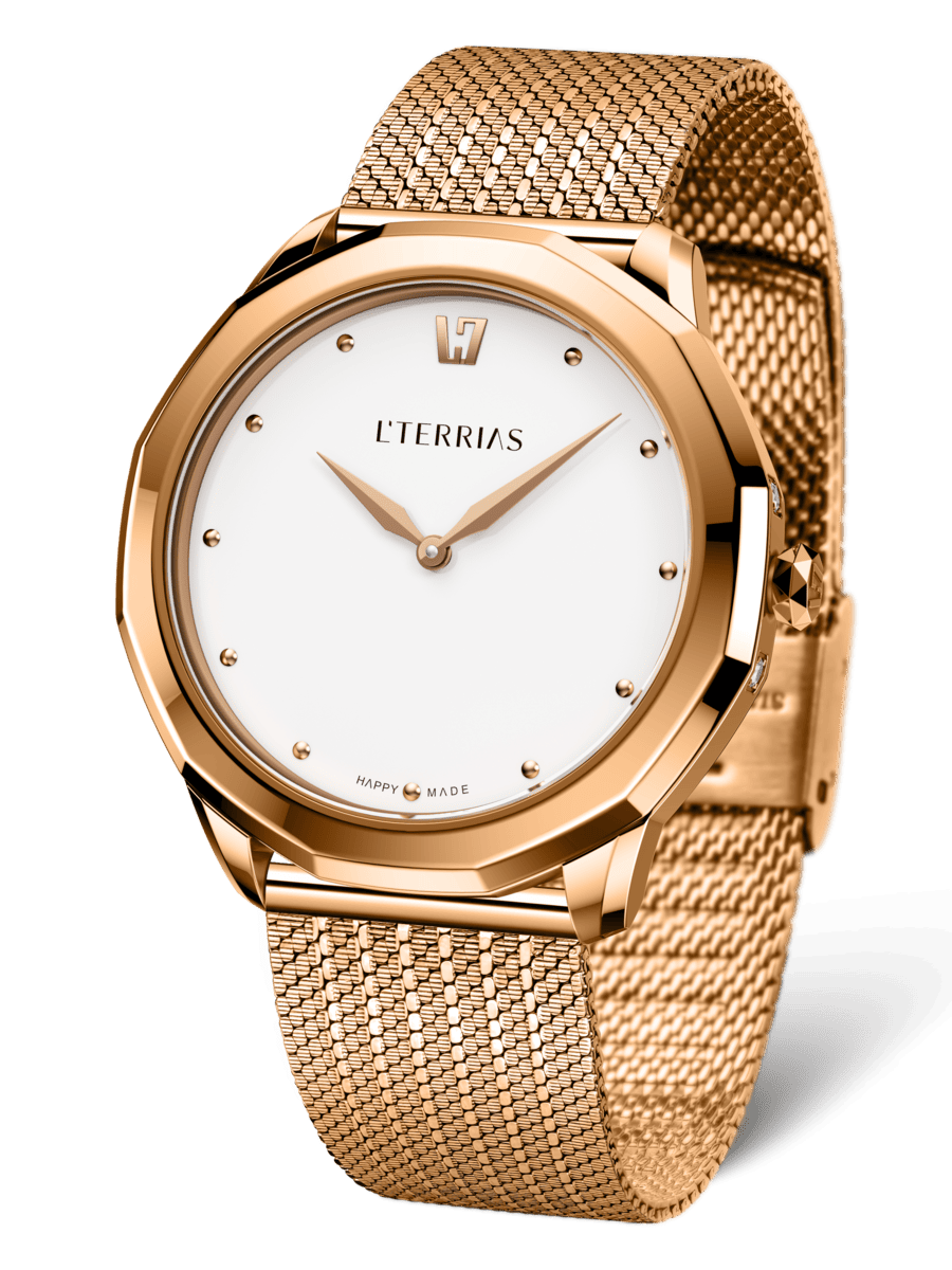 Женские часы L'TERRIAS 111.0102.06.6602.0 316L, RoseGold — фото 3