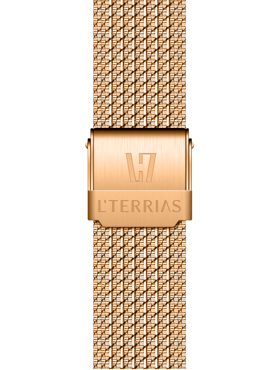 Женские часы L'TERRIAS 111.0102.06.6602.0 316L, RoseGold — фото 6