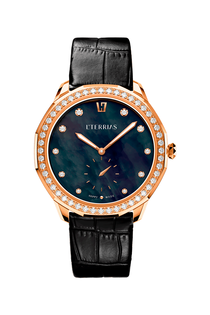 Женские часы L'TERRIAS 109.0102.04.3732.2 316L, Silver/ Black Alligator