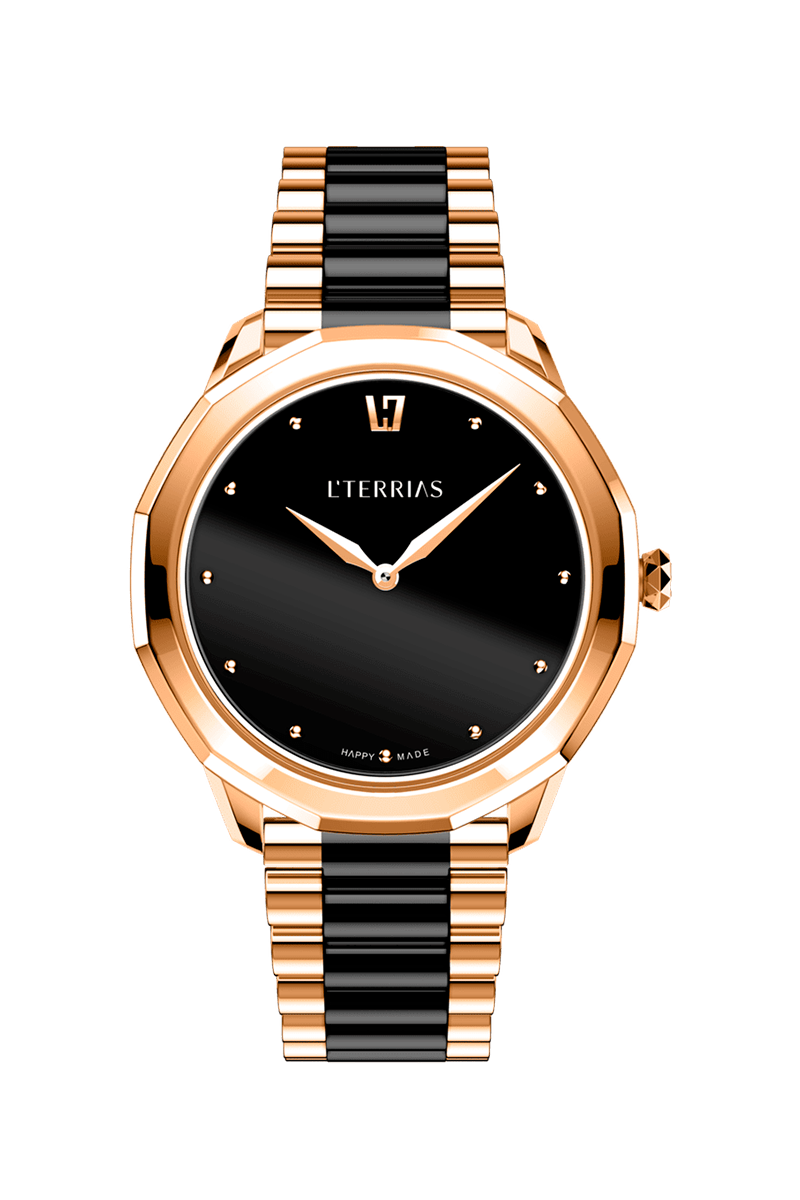 Женские часы L'TERRIAS 111.0102.07.7404-1.0 316L, RoseGold