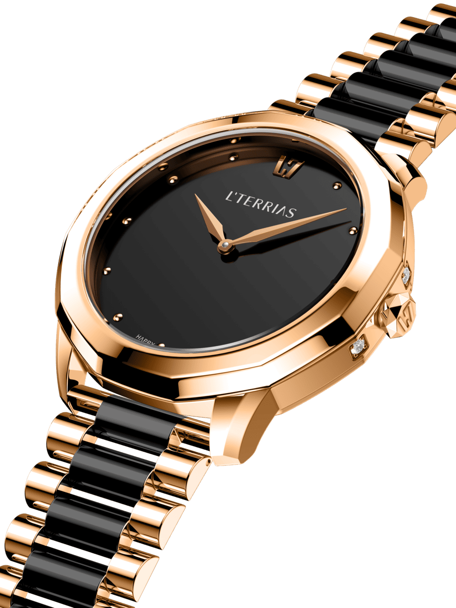 Женские часы L'TERRIAS 111.0102.07.7404-1.0 316L, RoseGold — фото 2