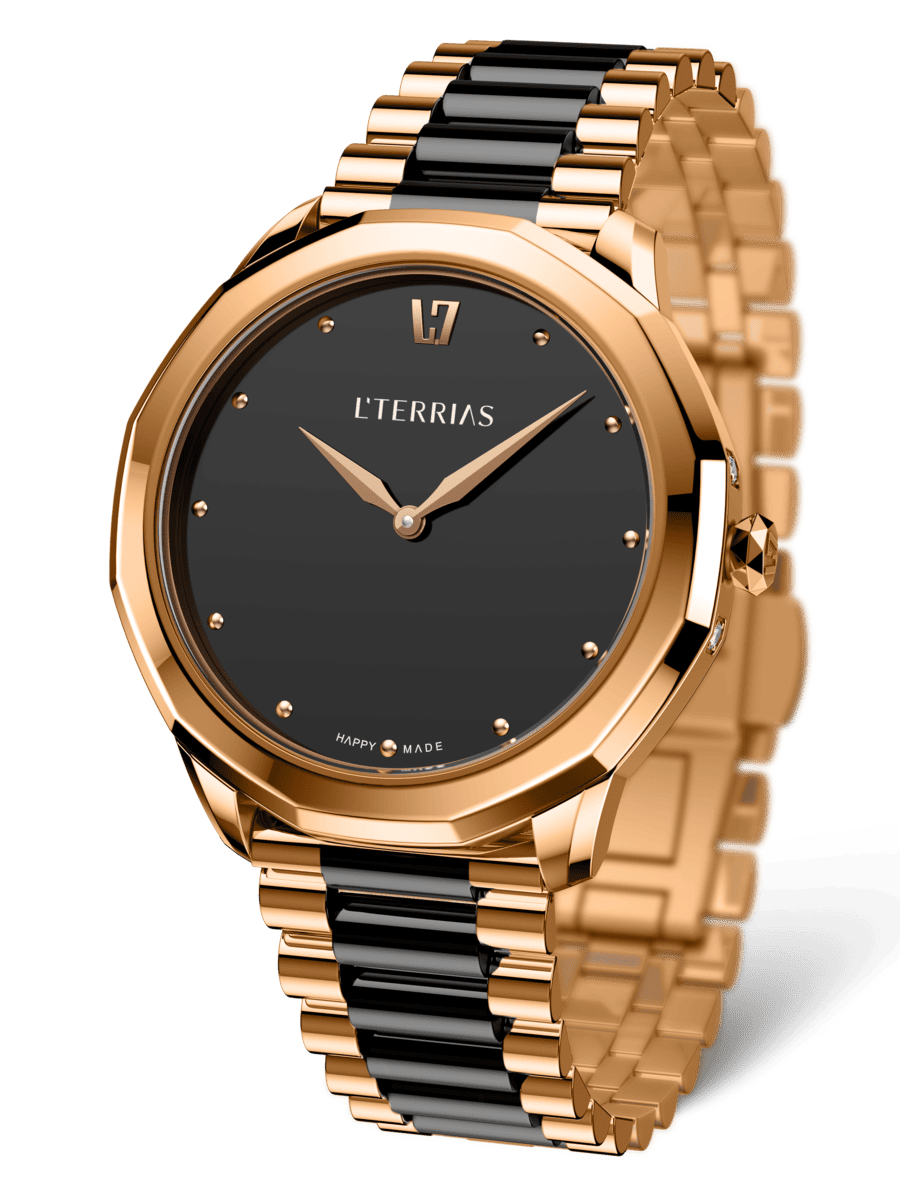 Женские часы L'TERRIAS 111.0102.07.7404-1.0 316L, RoseGold — фото 3