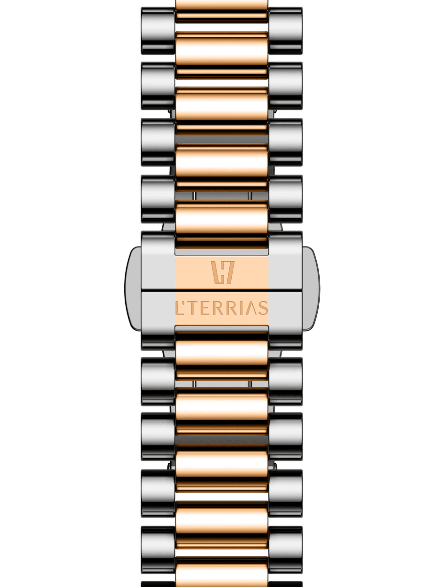 Женские часы L'TERRIAS 111.0103.08.7403-1.0 316L, Silver/ RoseGold — фото 6