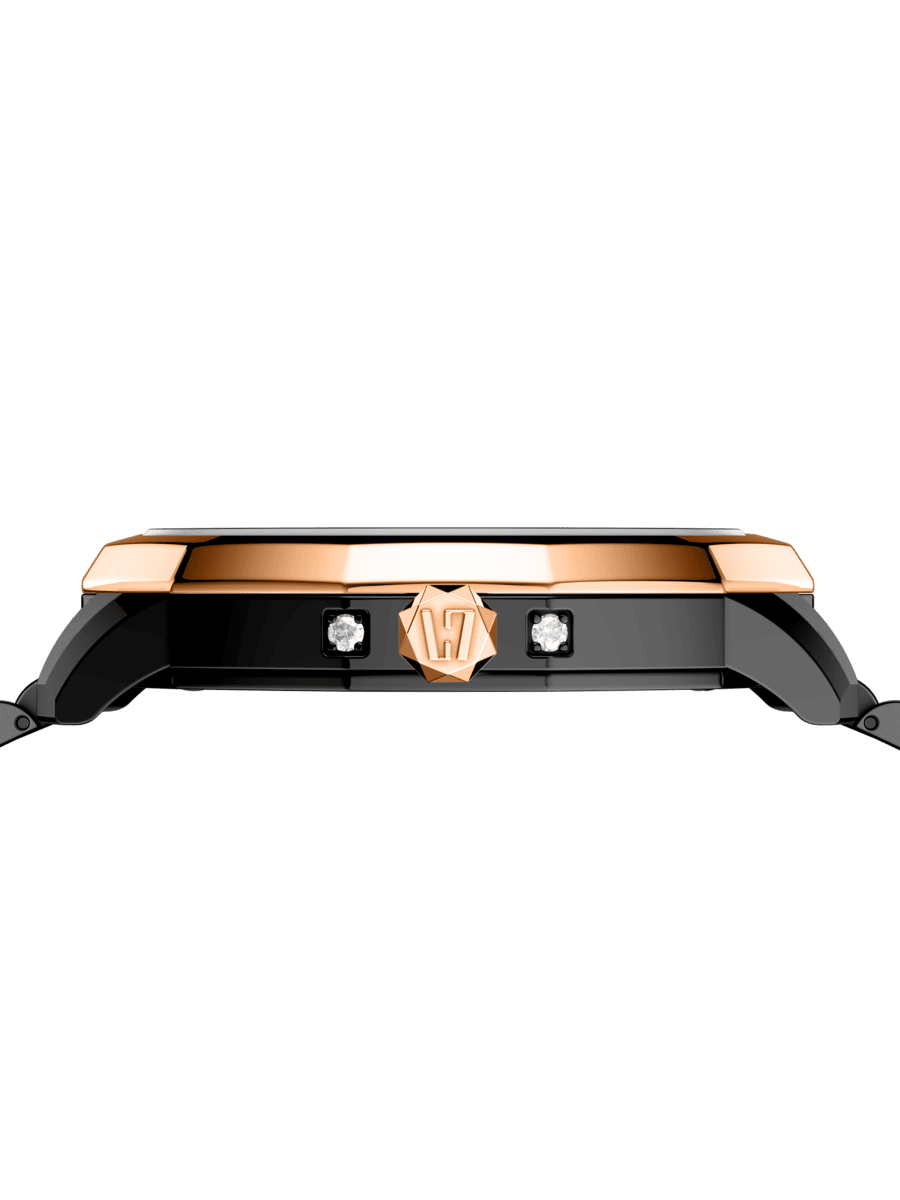 Женские часы L'TERRIAS 110.0104.11.7312-1.0 316L, RoseGold/ RealBlack — фото 4