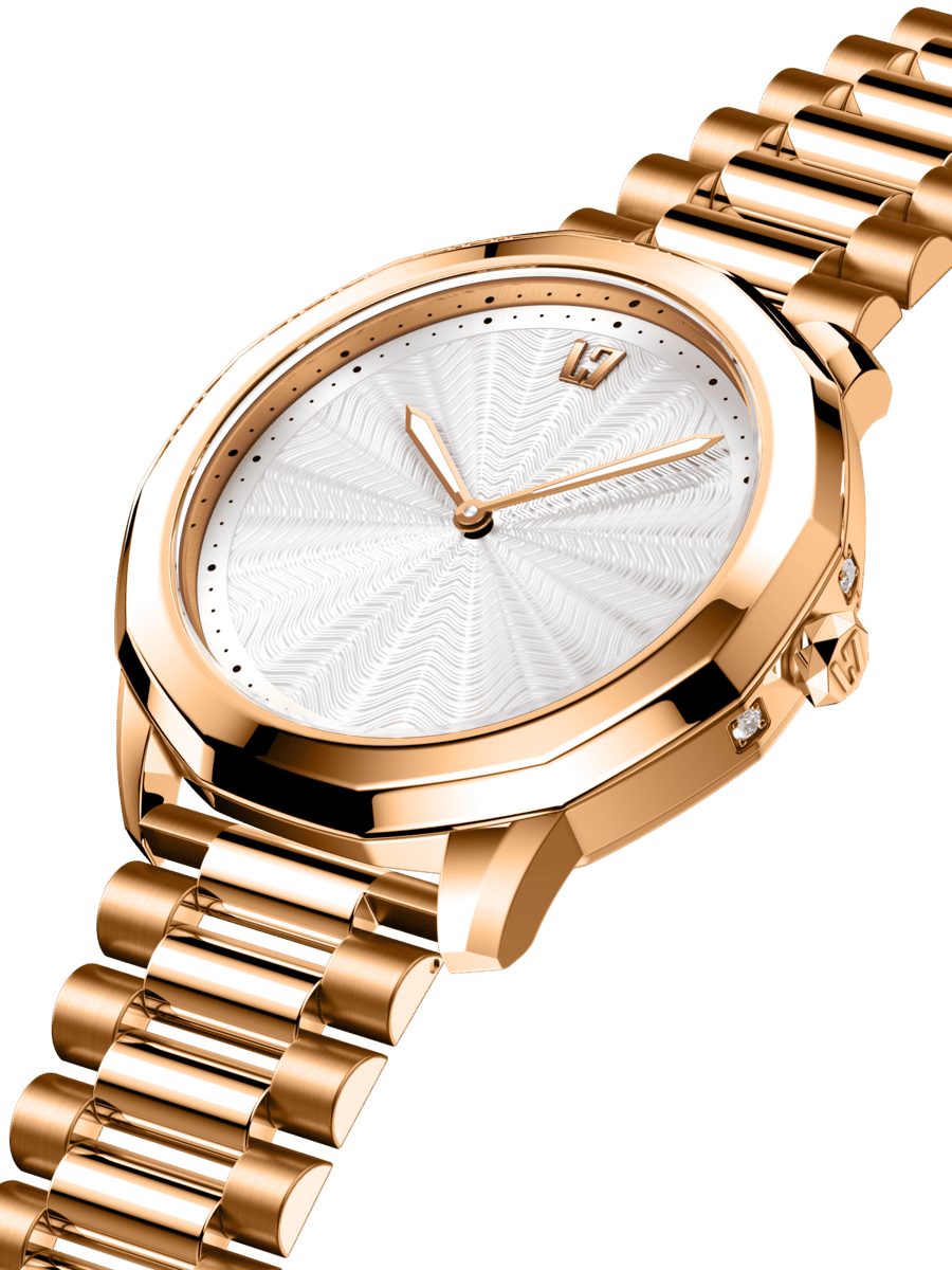 Женские часы L'TERRIAS 111.0102.03.7402-2.0 316L, RoseGold — фото 2