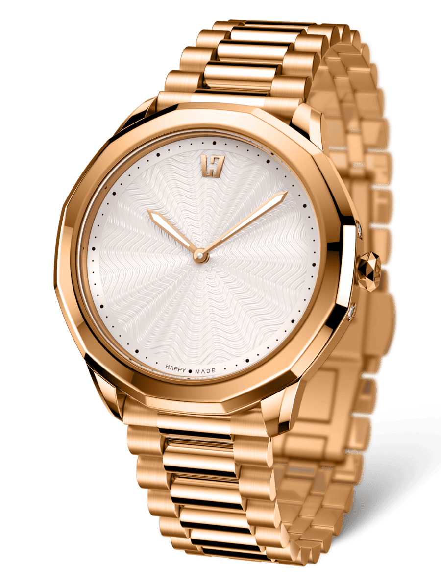 Женские часы L'TERRIAS 111.0102.03.7402-2.0 316L, RoseGold — фото 3