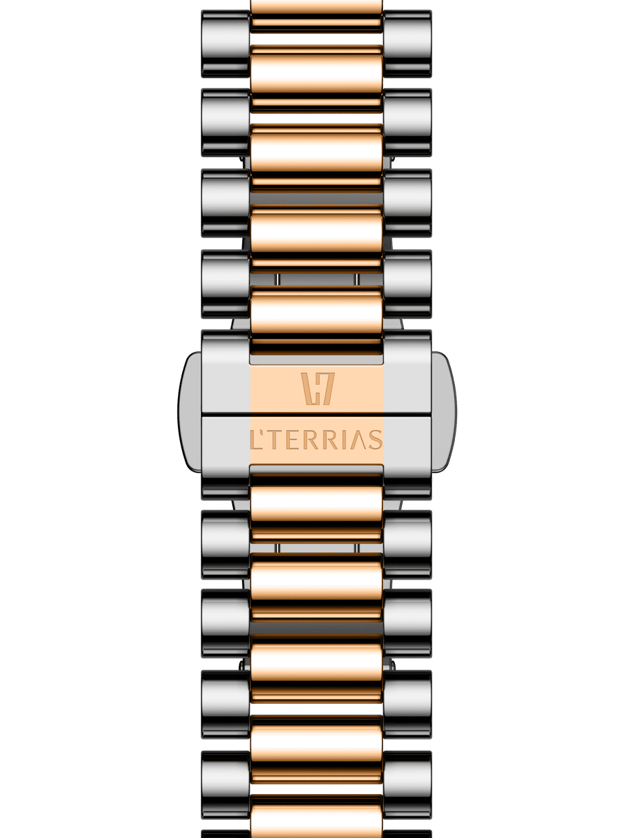 Женские часы L'TERRIAS 110.0103.14.7403-1.0 316L, Silver/ RoseGold — фото 6