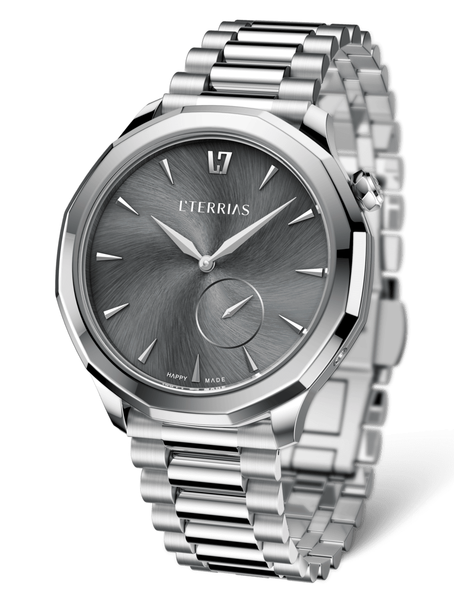 Женские часы L'TERRIAS 113.0101.10.7401-2.0 316L, Silver/ Link — фото 3