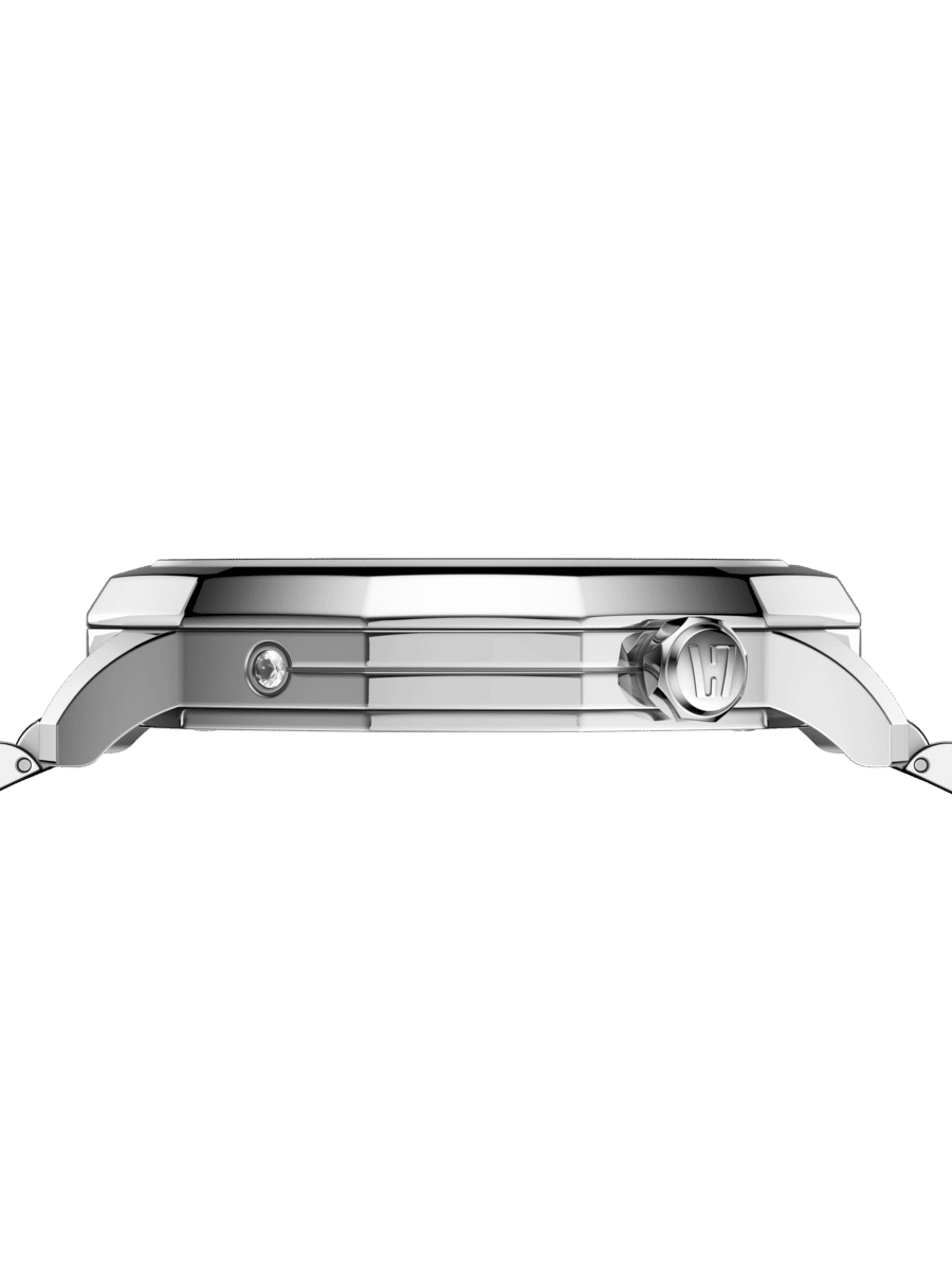 Женские часы L'TERRIAS 113.0101.10.7401-2.0 316L, Silver/ Link — фото 4