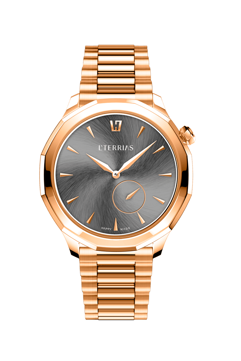 Женские часы L'TERRIAS 113.0102.12.7402-2.0 316L, Silver/ RoseGold