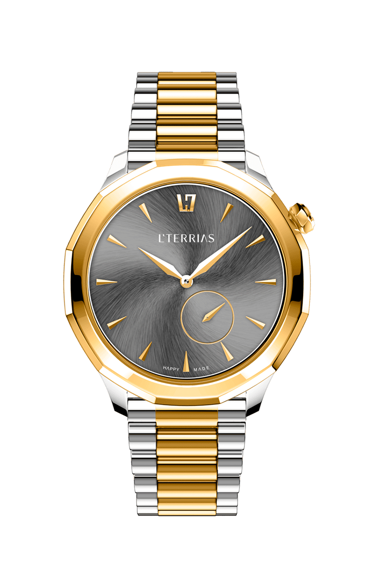 Женские часы L'TERRIAS 113.0103.12.7403-1.0 316L, Silver/ RoseGold