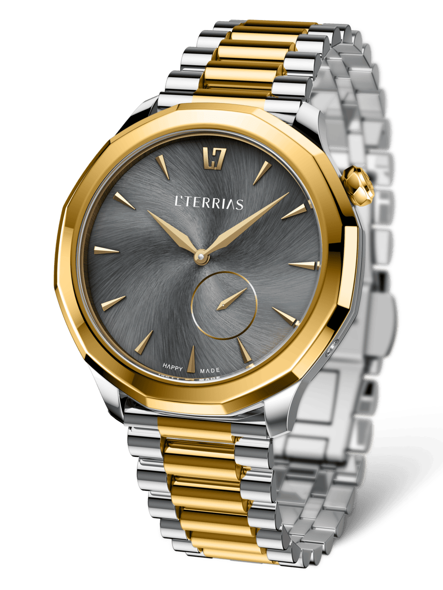 Женские часы L'TERRIAS 113.0103.12.7403-1.0 316L, Silver/ RoseGold — фото 3