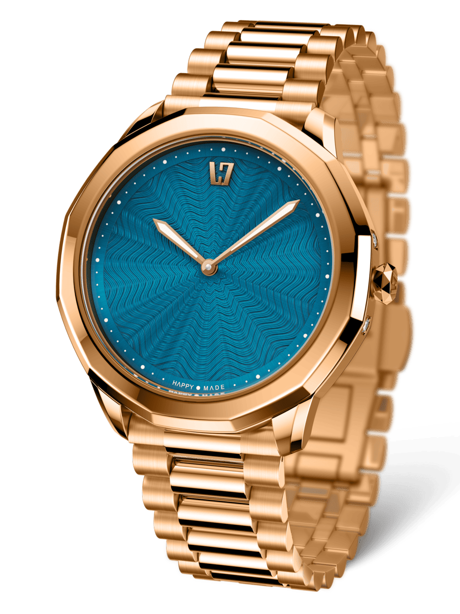Женские часы L'TERRIAS 111.0102.04.7402-2.0 316L, RoseGold — фото 3