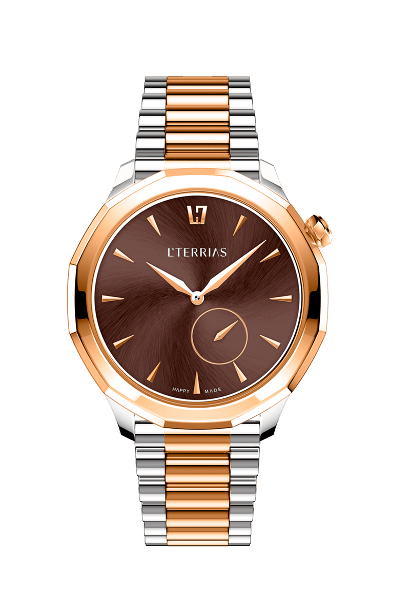 Женские часы L'TERRIAS 113.0103.11.7403-1.0 316L, Silver/ RoseGold
