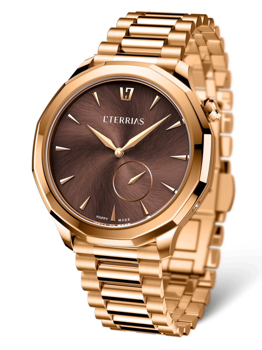 Женские часы L'TERRIAS 113.0102.11.7402-2.0 316L, Silver/ RoseGold — фото 2