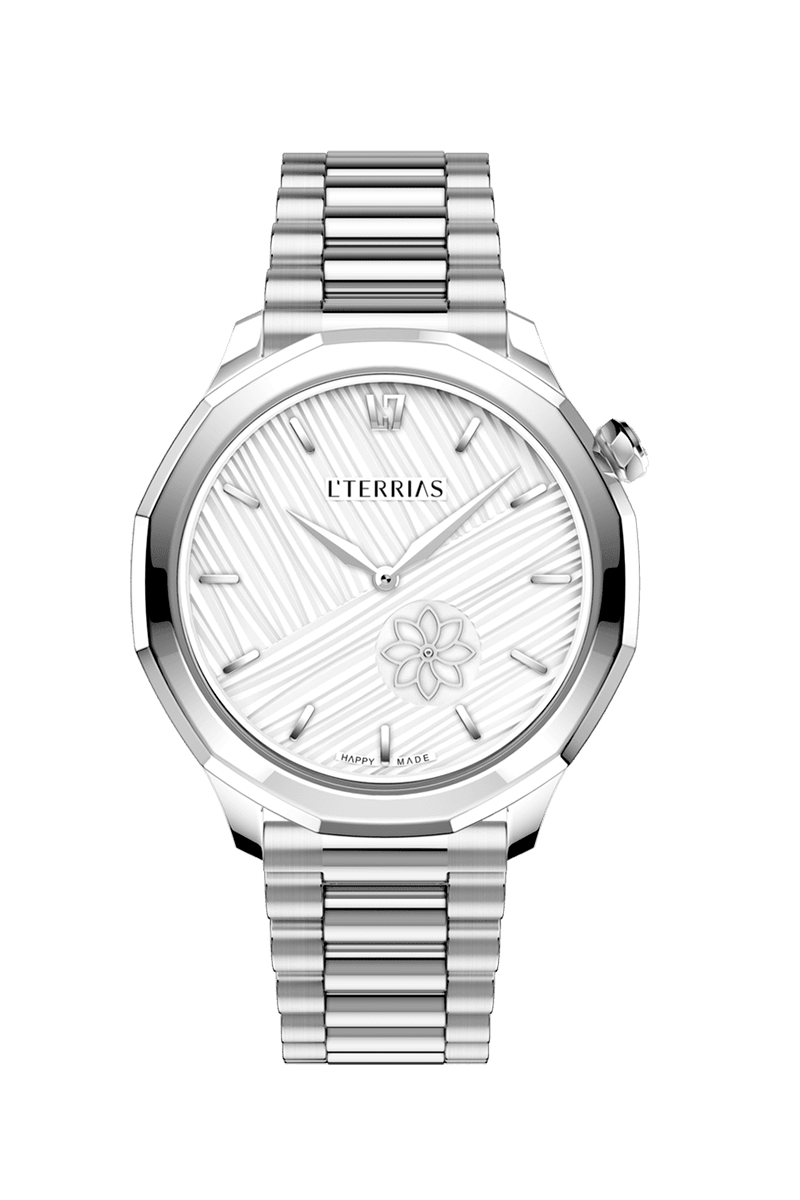 Женские часы L'TERRIAS 112.0101.01.7401-2.0 316L, Silver/ Link