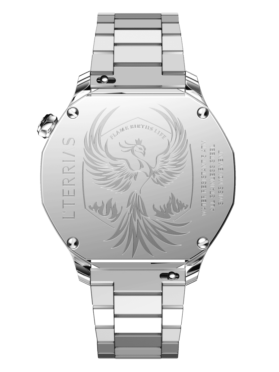 Женские часы L'TERRIAS 112.0101.01.7401-2.0 316L, Silver/ Link — фото 5