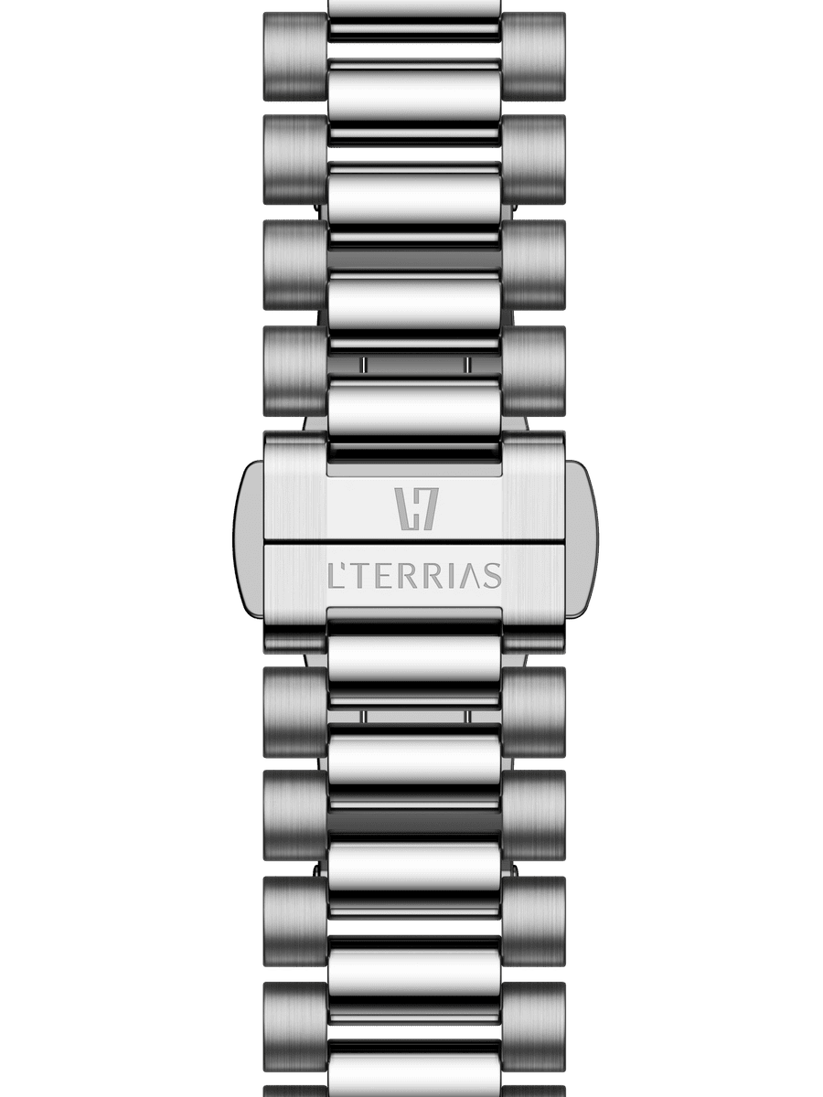 Женские часы L'TERRIAS 112.0101.01.7401-2.0 316L, Silver/ Link — фото 6