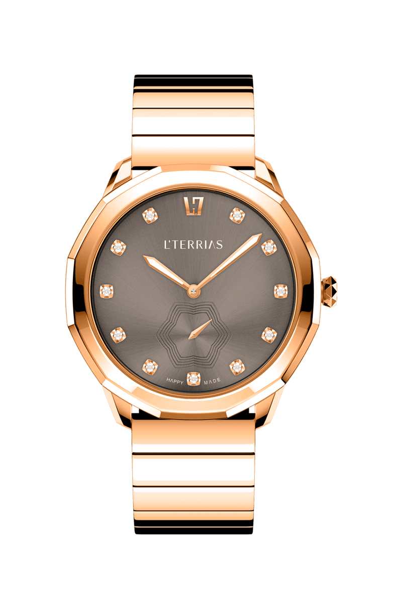 Женские часы L'TERRIAS 110.0102.10.7302-1.0 316L, RoseGold