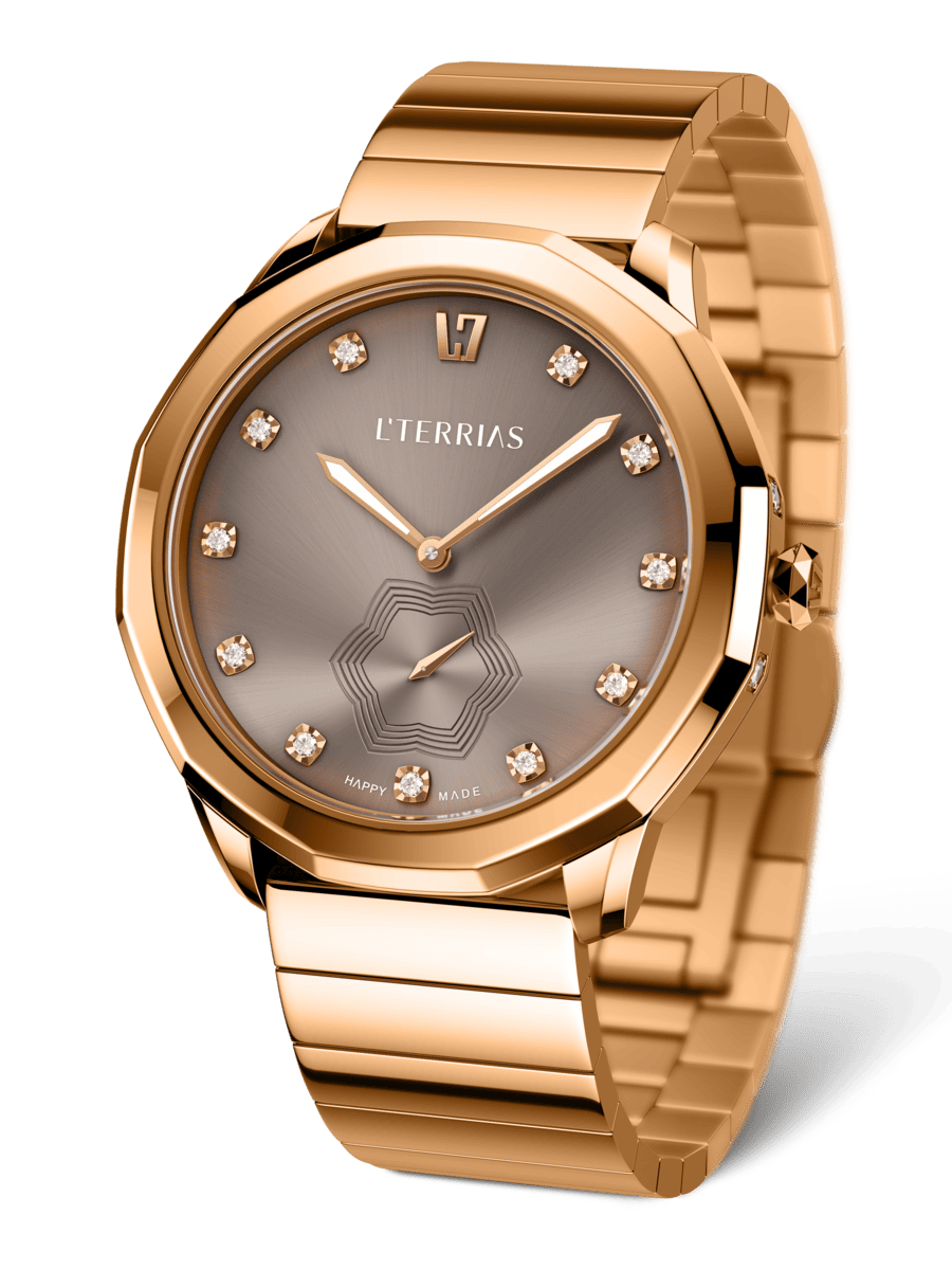 Женские часы L'TERRIAS 110.0102.10.7302-1.0 316L, RoseGold — фото 3