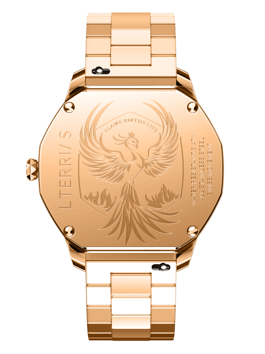 Женские часы L'TERRIAS 110.0102.10.7302-1.0 316L, RoseGold — фото 5