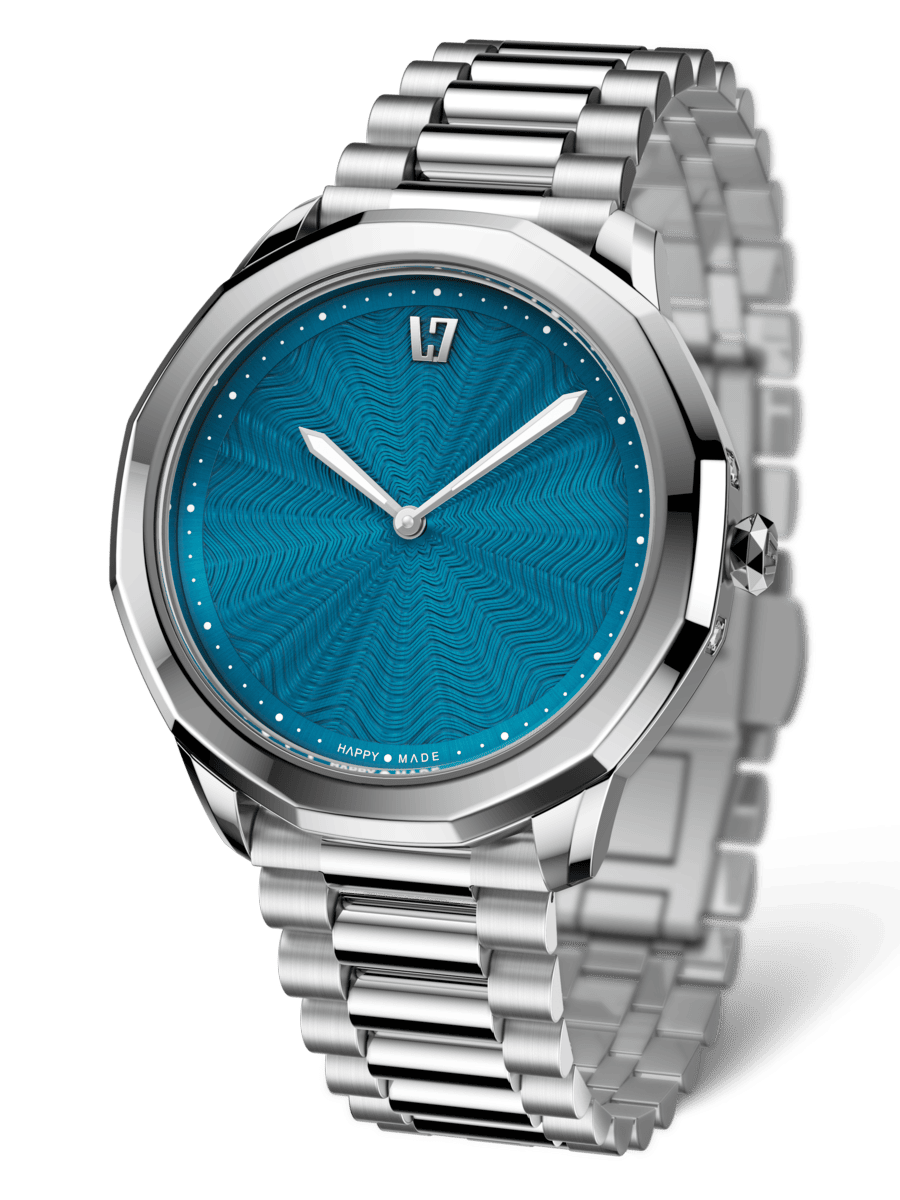 Женские часы L'TERRIAS 111.0101.02.7401-2.0 316L, Silver/ Link — фото 3